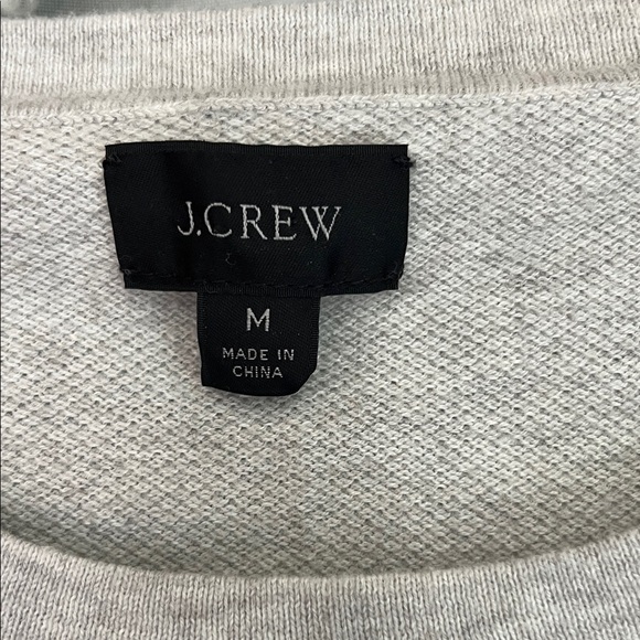 J.CREW Light weight cotton-cashmere Oatmeal Crewneck Sweater - Picture 2 of 9